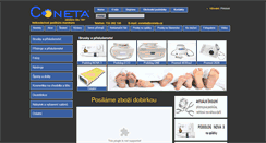 Desktop Screenshot of coneta.cz