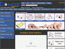 Tablet Screenshot of coneta.cz